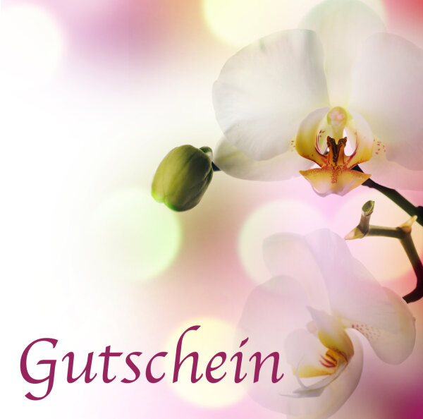 Gutschein Gärtnerei Müller (Motivkarte: Orchidee)