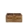 Holz Schublade doppelt, mit Folie ausgeschlagen, Länge: 28cm, Breite: 14cm, Höhe: 13,5cm