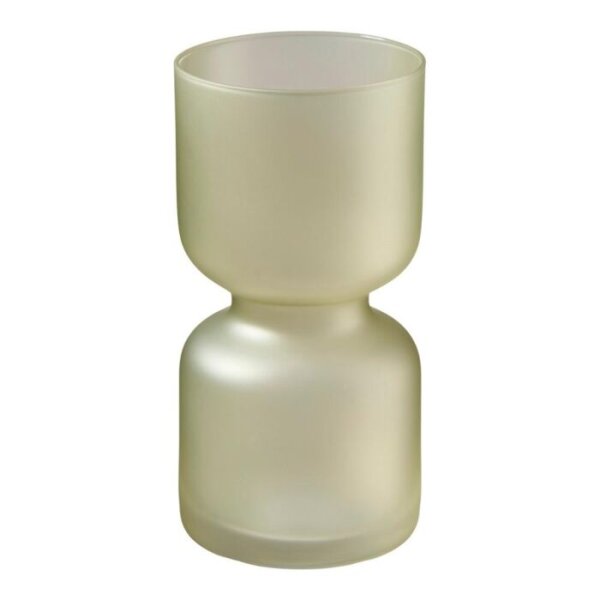 Glas Vase "Satin" H=14 cm D=7 cm matt
