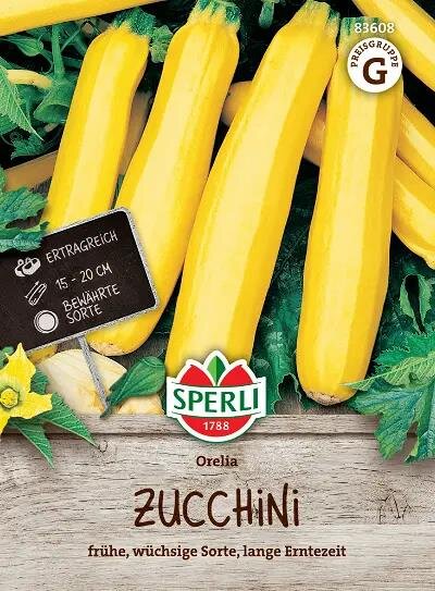 Sperli Samen, Zucchini, (Cucurbita pepo), Sorte: Orelia